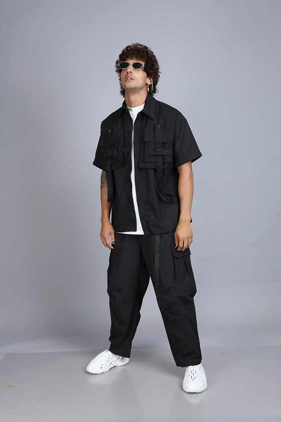 Black Samurai Complex Pants