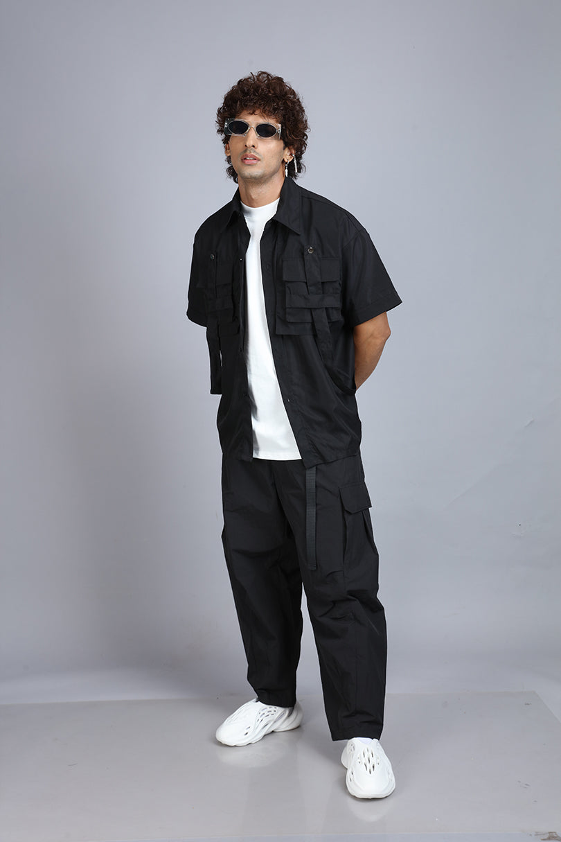 Black Samurai Complex Pants