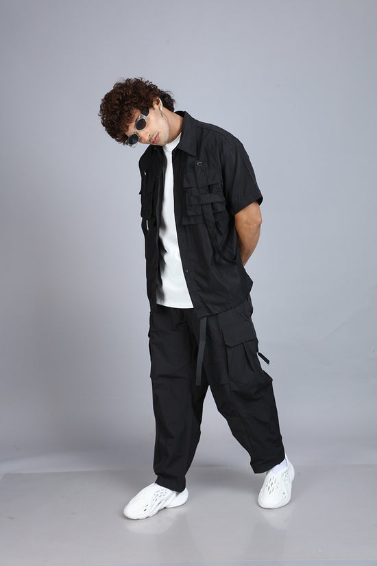 Black Samurai Complex Pants