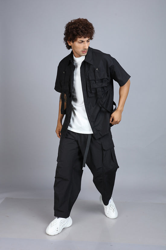 Black Samurai Complex Pants