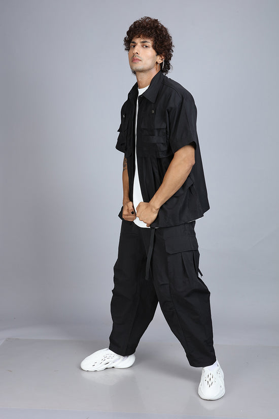 Black Samurai Complex Pants